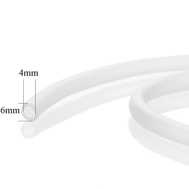 NACX 164Ft Aquarium Airline Tubing, Soft Air Pump Hose for Fish Tank, 4mm ID, 6mm OD, 50M Long Flexible Clear - Image 2